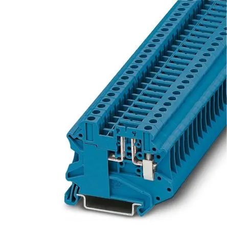 Produktfoto 1 von Phoenix Contact UT 4-TG BU Klemmlieste abtrennen 1 Blau, 0.14mm², 6 mm², 500V Schraubbefestigung