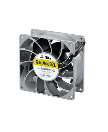 Sanyo Denki San Ace 9LG DC-Axiallüfter, Kugellager, 24 V dc / 12W, 92 x 92 x 38mm, 7000U/min, 174m³/h
