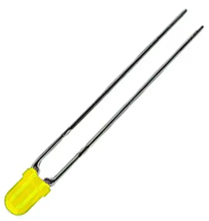 Kingbright L-937 Durchsteckmontage LED Gelb 2.5 V, 60 °, 2-Pin 3 mm (T-1)