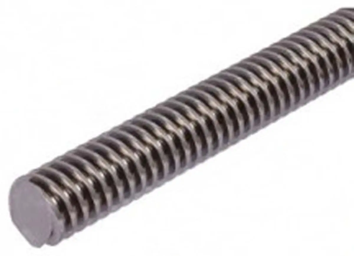 Produktfoto 1 von RS PRO Gewindespindel, Wellen-Ø 12 mm x 1000 mm