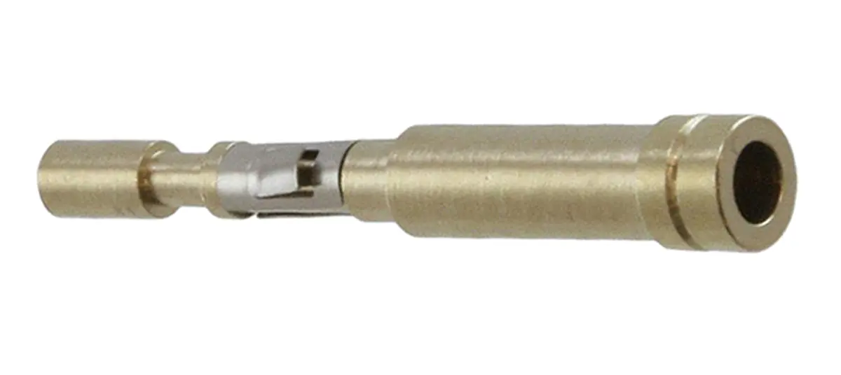 Produktfoto 1 von HARTING 2010 Kontakt für robusten Stromversorgungsstecker Buchse LWL-Steckverbinder