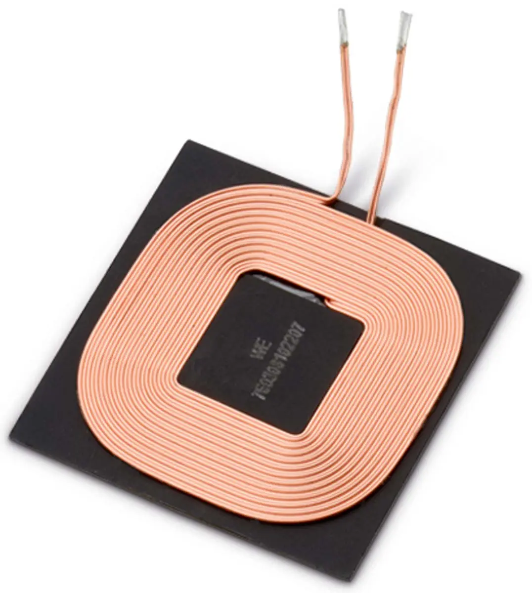 Produktfoto 1 von Wurth Elektronik WE-WPCC Drahtlose Ladespule 8 μH Empfänger 80 mΩ 5 A Ø 0.9 mm