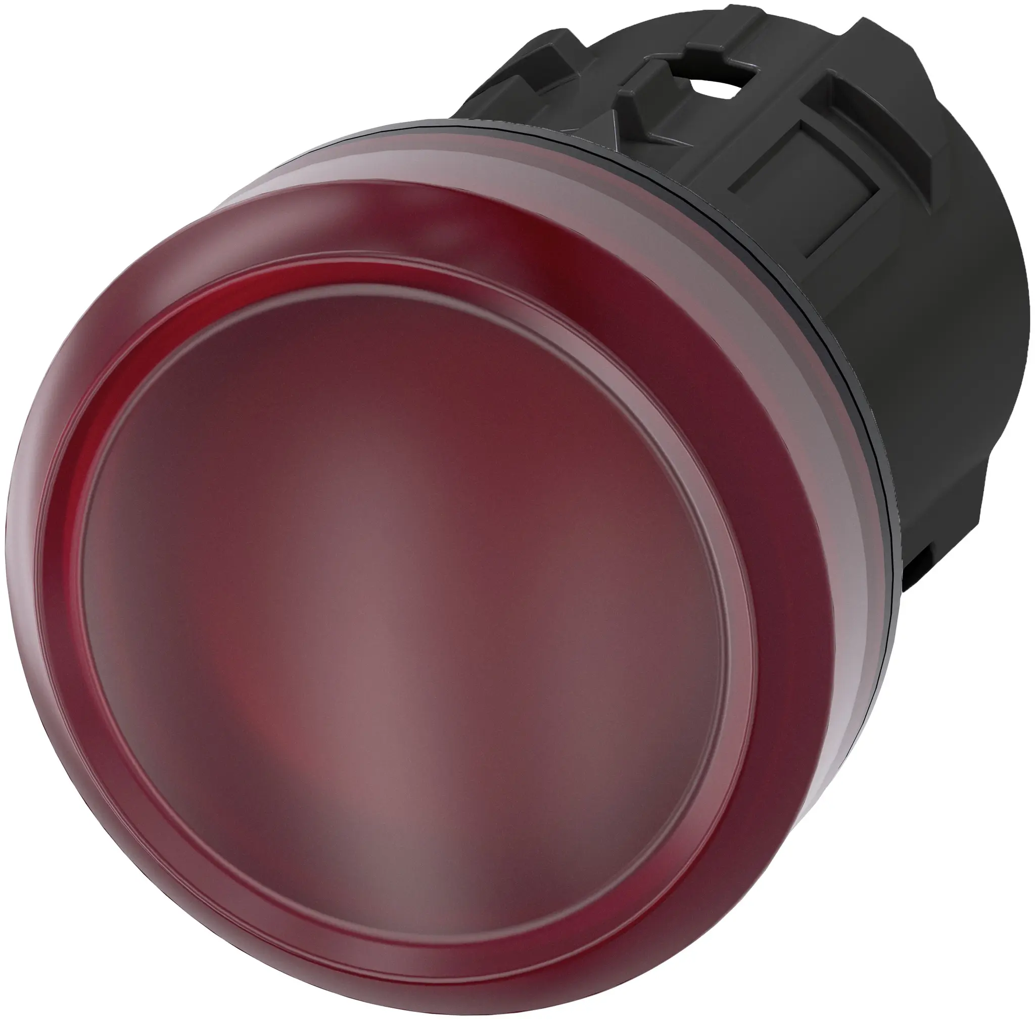 Siemens SIRIUS ACT 3SU10 Meldeleuchtenkopf, Tafelausschnitt-Ø 22 mm, Frontplattenmontage, Rot Rund IP66, IP67, IP69K
