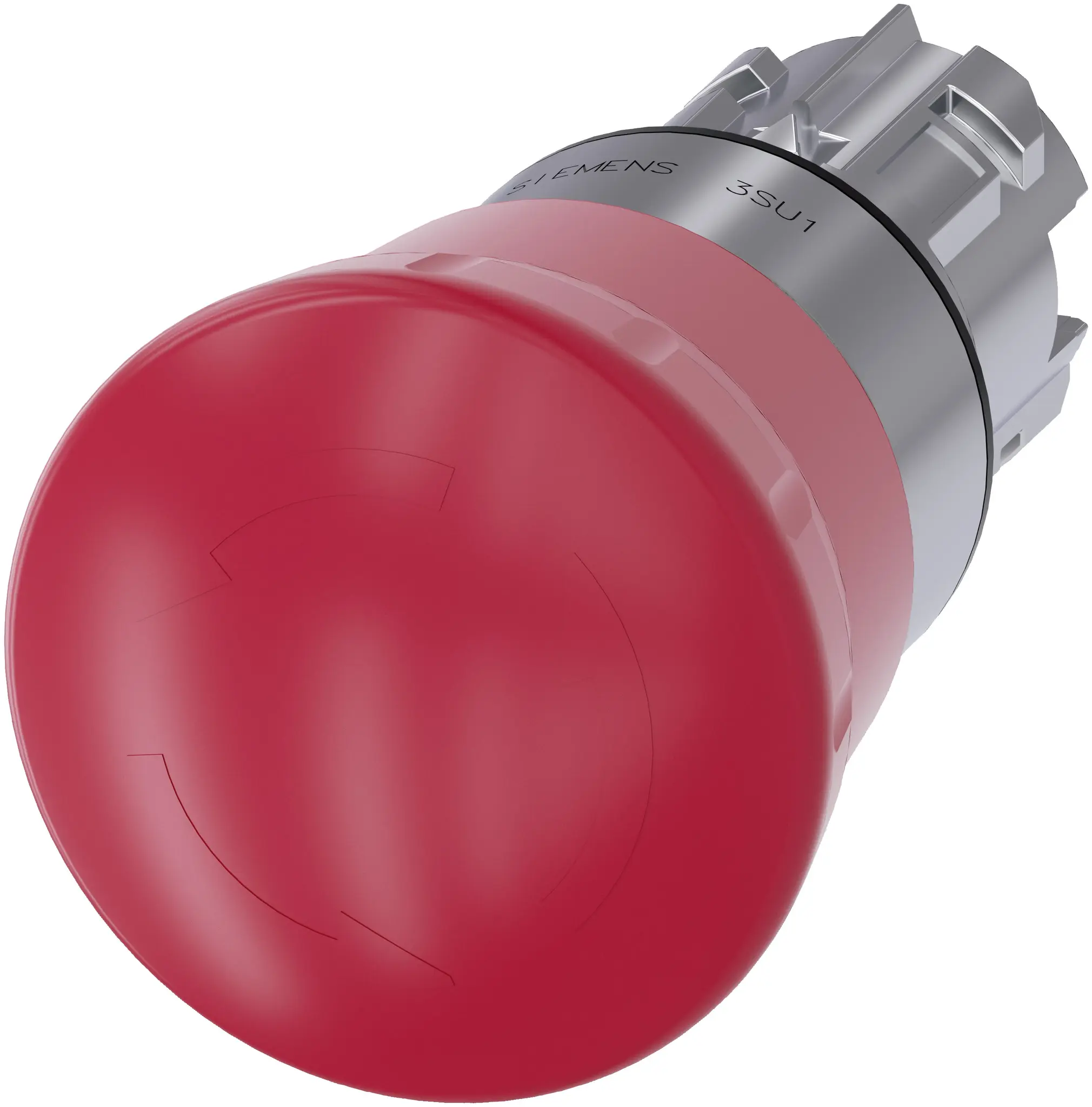 Produktfoto 1 von Siemens SIRIUS ACT 3SU10 Not-Aus-Schalter, 22 mm, Drehfreigabe, Pilzkopf, Metall, IP40, IP69K, IP66