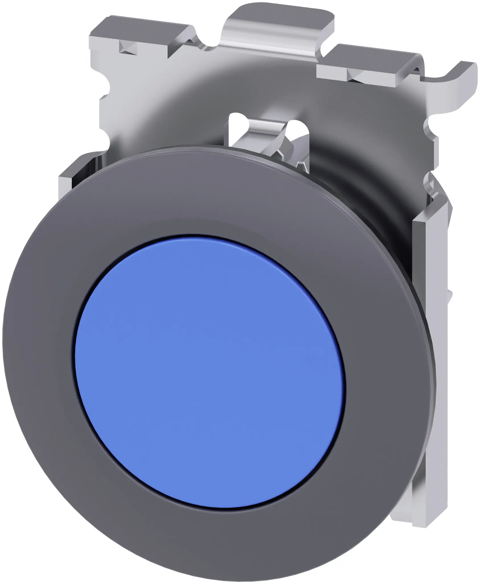 Produktfoto 1 von Siemens SIRIUS ACT Drucktastenkopf Ø 30 mm, Blau Tastend Rund Rund Metall, IP66