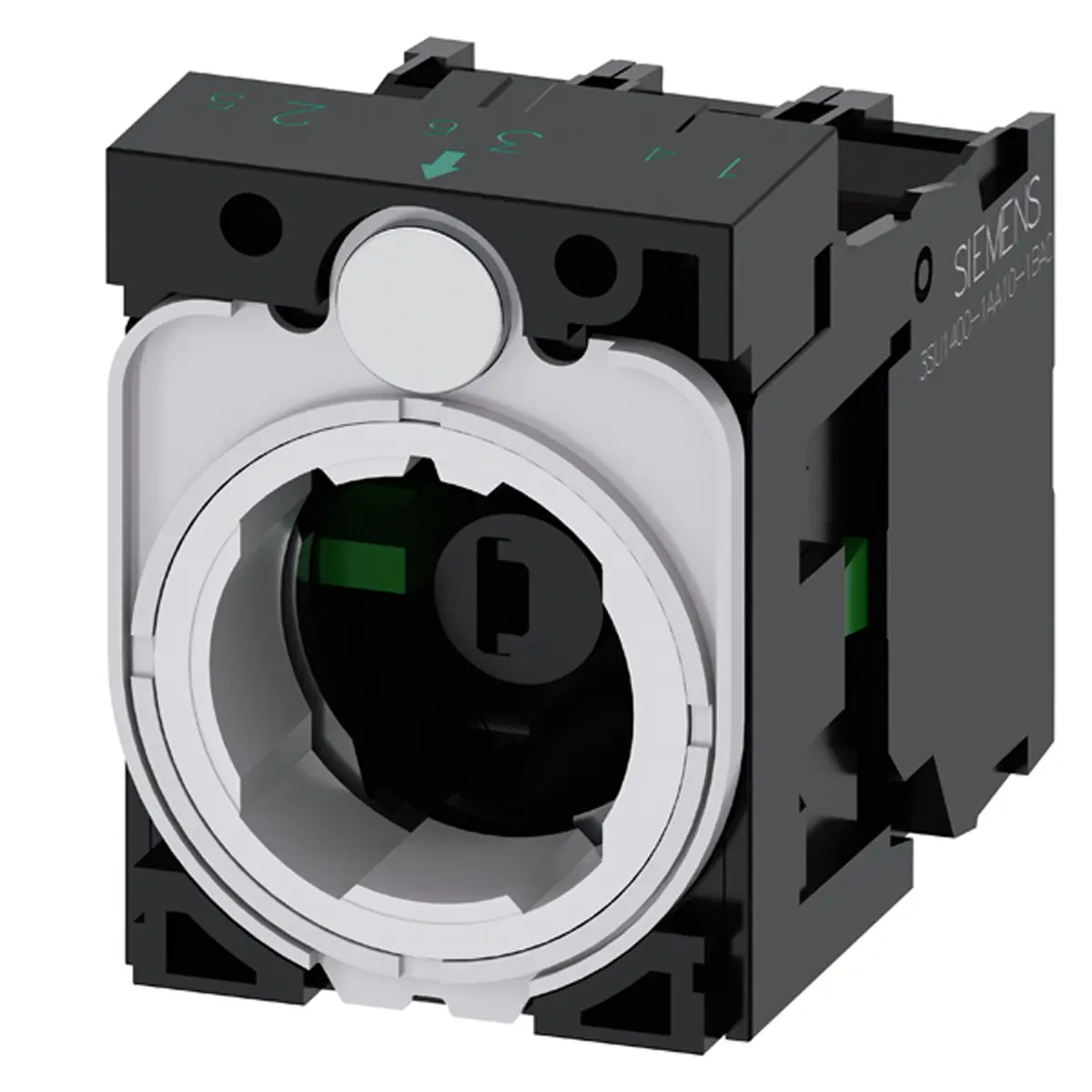 Produktfoto 1 von Siemens SIRIUS ACT 3SU15 Kontaktblock mit Fassung Anzeigenblock LED 1 Schließer, 1 Öffner 6 → 24V ac/dc