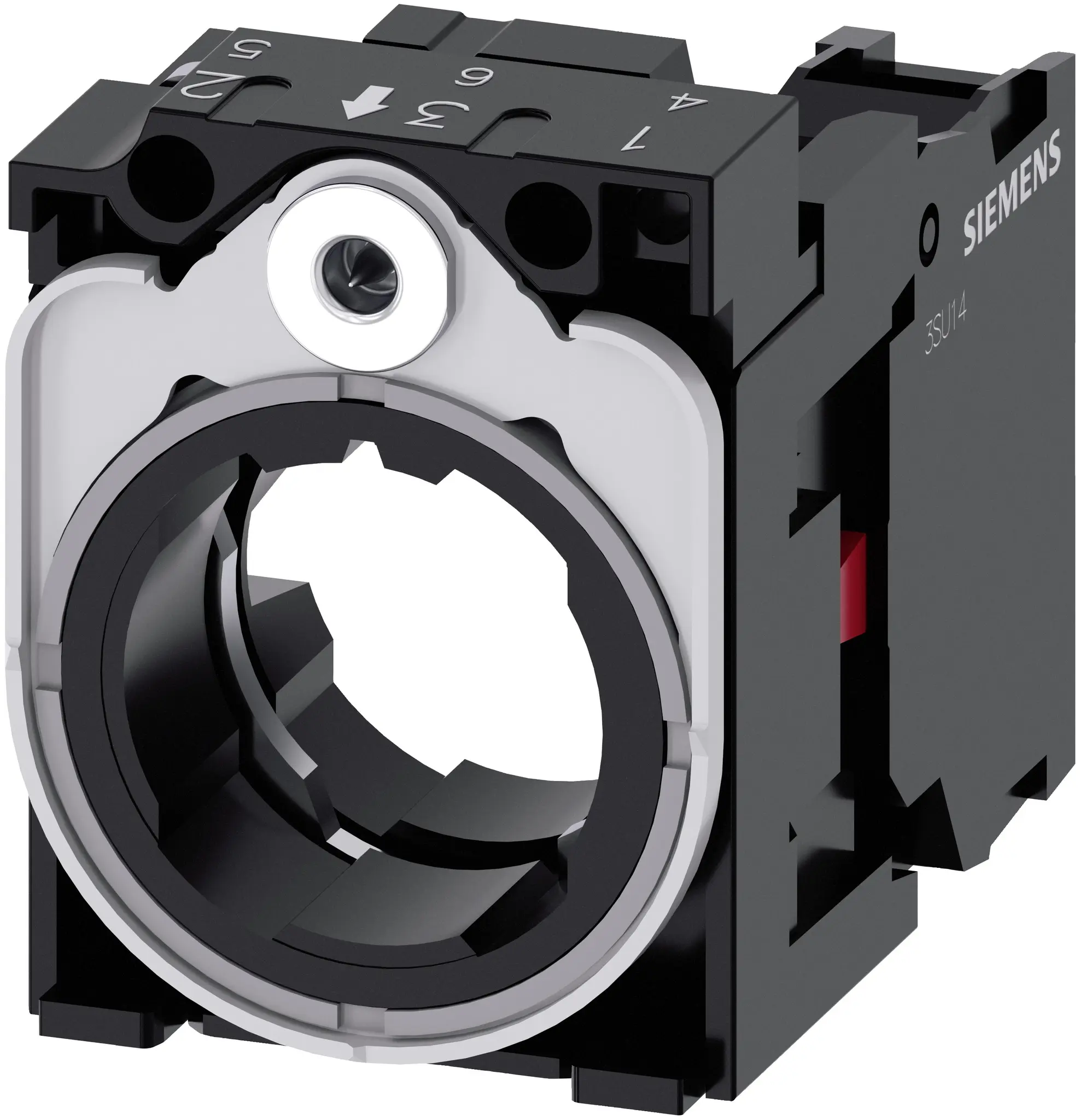 Produktfoto 1 von Siemens SIRIUS ACT 3SU15 Kontaktblock 1 Öffner 5 → 500V ac/dc Schraubanschluss