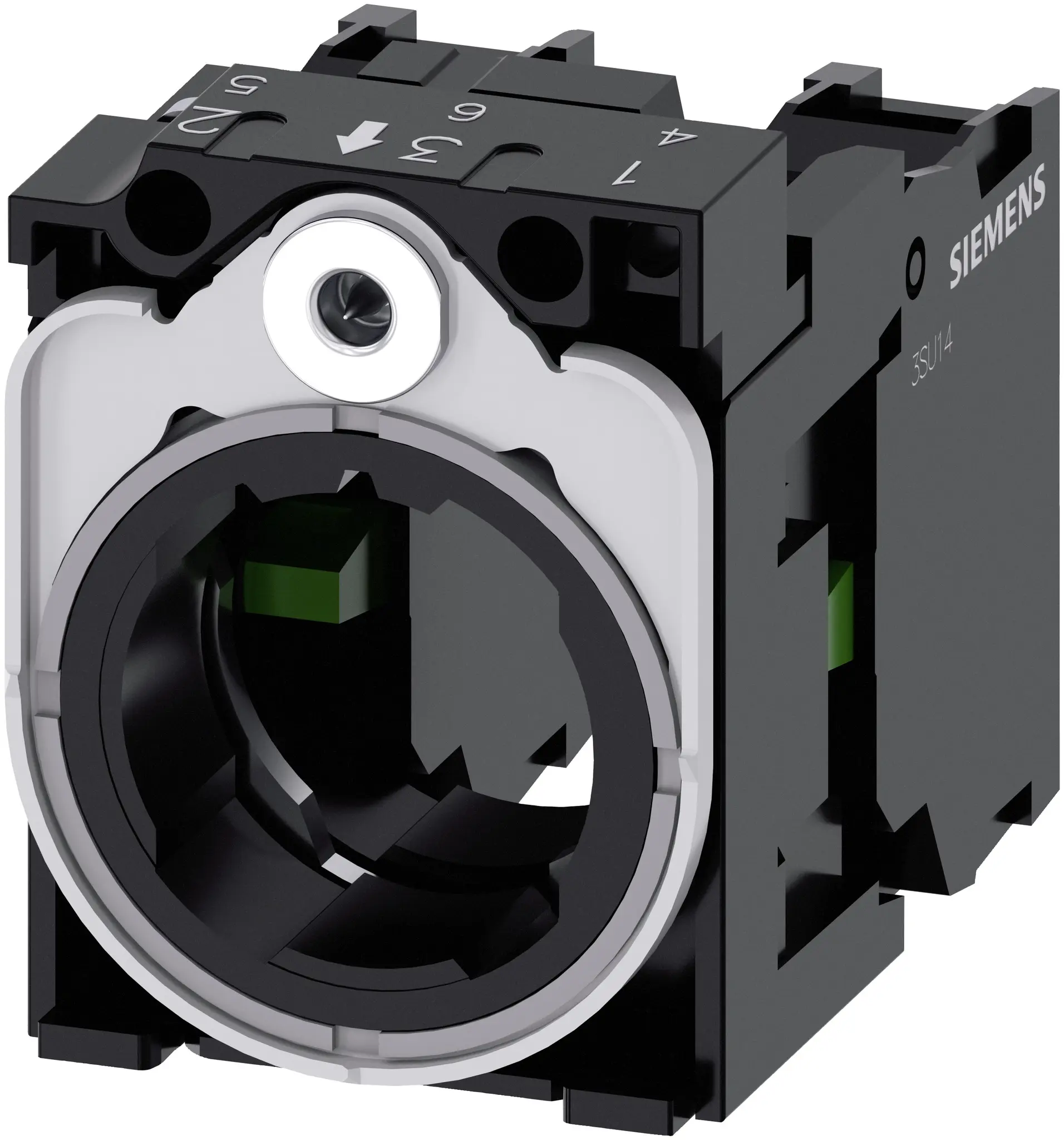 Produktfoto 1 von Siemens SIRIUS ACT 3SU15 Kontaktblock 1 Schließer + 1 Schließer 5 → 500V ac/dc Schraubanschluss