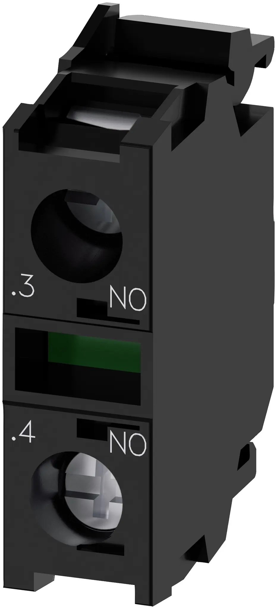 Produktfoto 1 von Siemens SIRIUS ACT 3SU14 Kontaktblock 1 Schließer 5 → 500V ac/dc Schraubanschluss