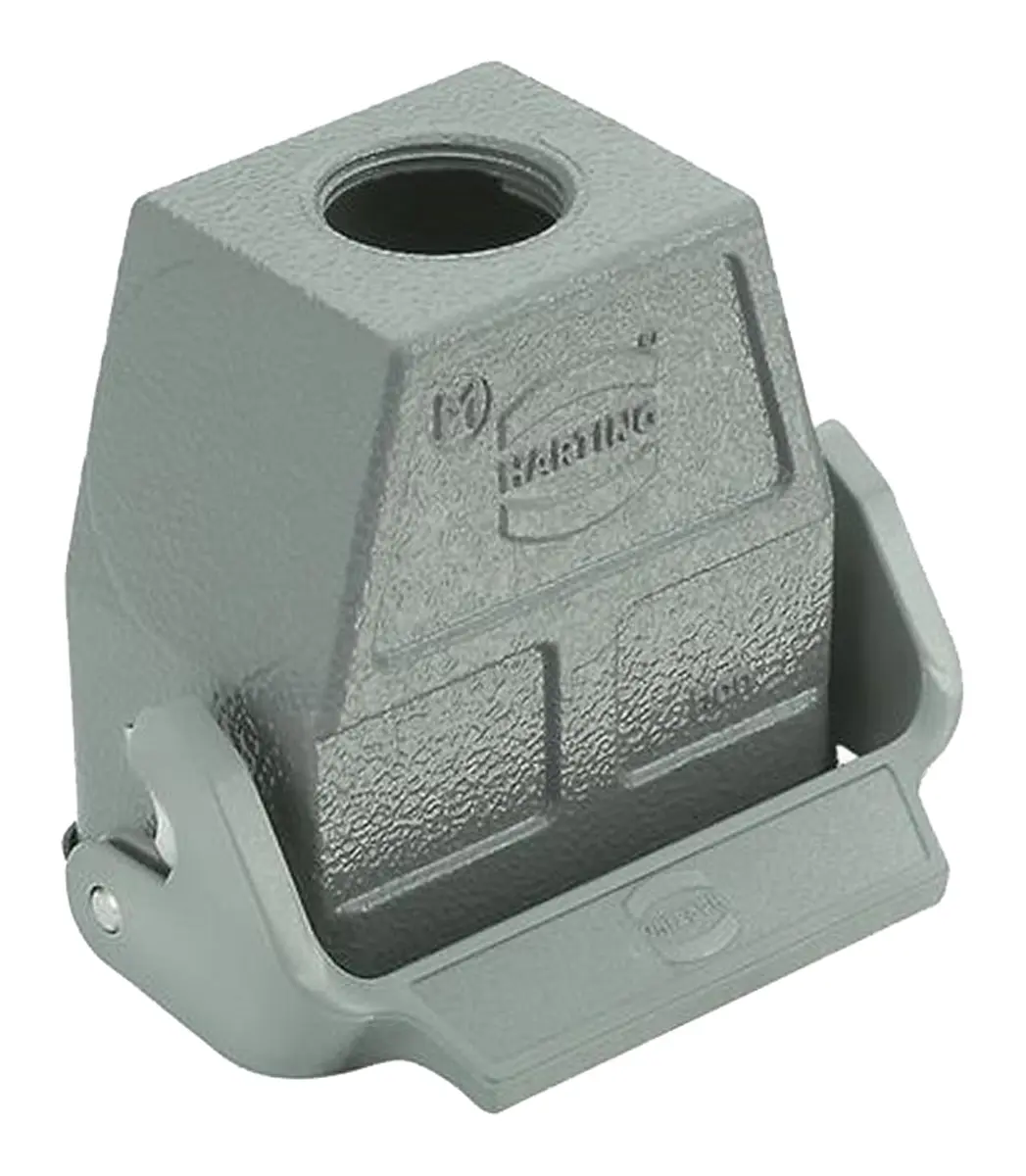 Produktfoto 1 von HARTING Han B HMC Kappe für robusten Stromversorgungsstecker 1 Hebel 1, Kabel 10B Steckverbinderkappe, IP65