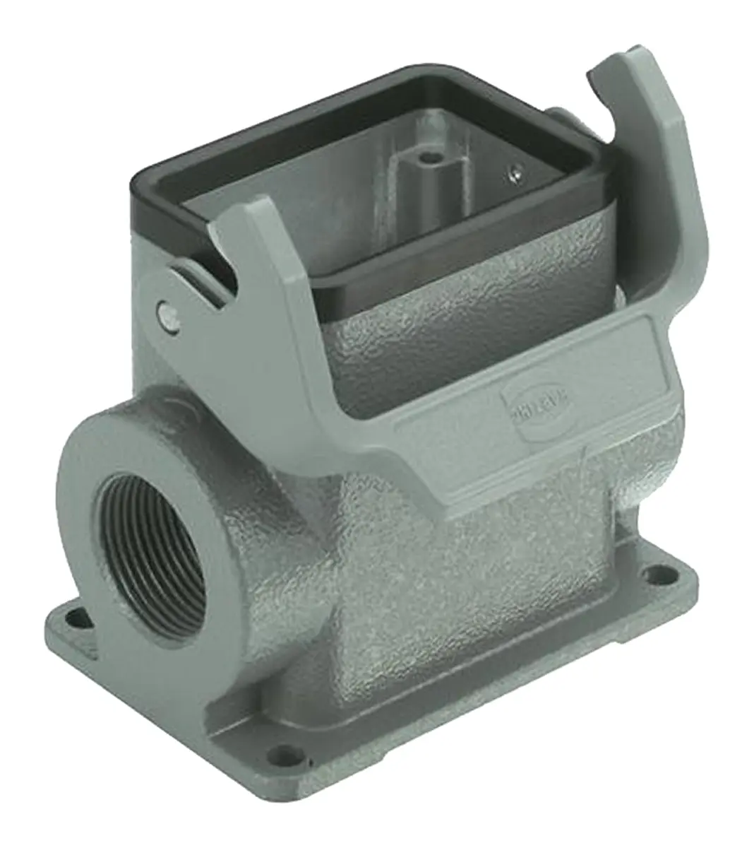 Produktfoto 1 von HARTING Han B HMC Gehäuse für robusten Stromversorgungsstecker 1 Hebel 1, Oberfläche 10B Anbaugehäuse, IP65