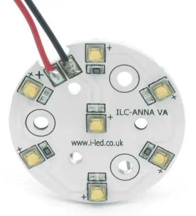 Produktfoto 1 von Intelligent LED Solutions LED-Array OSLON 80 PowerAnna Coin Weiß, 7-LEDs, Ø 30 mm Außen-ø 910 lm-Typ, 3000k 3.25 mm