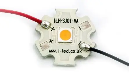 Produktfoto 1 von Intelligent LED Solutions LED-Array Stanley 1N PowerStar Purpurrosa, 1-LEDs, Ø 20 mm Außen-ø 50 lm-Typ, 4100k