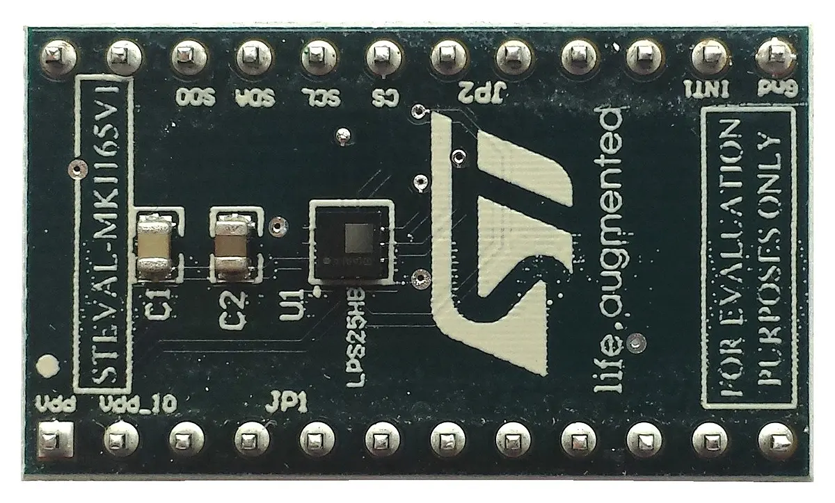 Produktfoto 1 von STMicroelectronics LPS25HB, Adapterplatine Entwicklungstool Sensor, Drucksensor