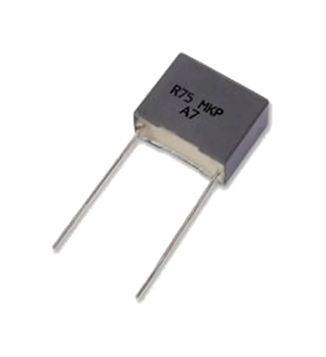 Produktfoto 1 von KEMET R75 Folienkondensator 10μF ±5% / 160 V ac, 250 V dc, THT Raster 27.5mm