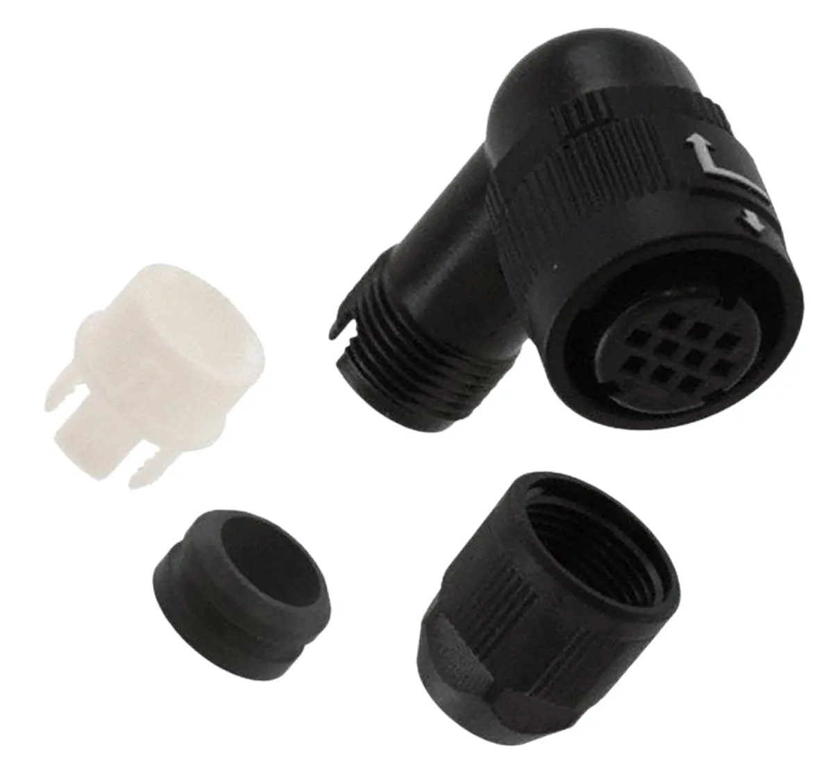 Produktfoto 1 von Hirose HR34B 12 Miniature Rundsteckverbinder Stecker 10-polig Buchse 3A Kabel IP40, IP68