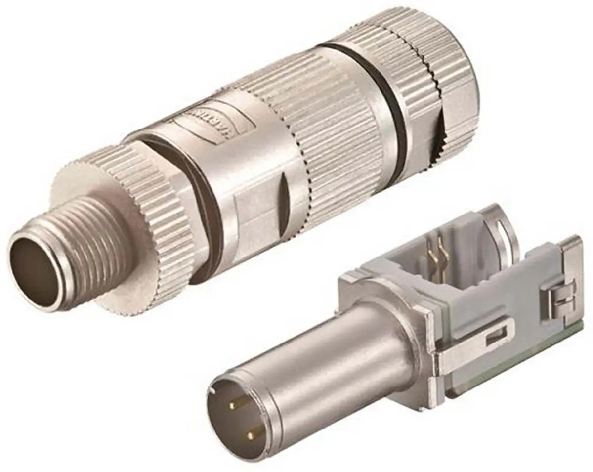 Produktfoto 1 von HARTING preLink 20.1 mm M12 Rundsteckverbinder Stecker 4-polig Stecker 1.18A Kabel IP65, IP40