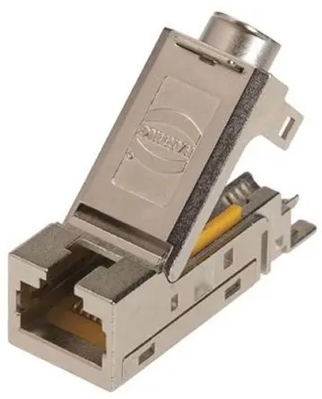 Produktfoto 1 von HARTING, 2082000 RJ-Steckverbinder, RJ45, Kat. 6, 1 -Port, Typ Ungeschirmt, Gekreuzt, L 15.6 mm, Typ HIFF-Jack