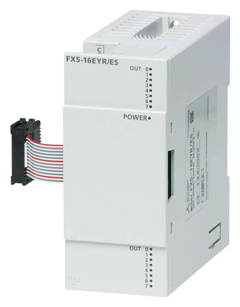 Produktfoto 1 von Mitsubishi Electric SNAP PAC R SPS-E/A Modul für CPU-Modul FX5U, CPU-Modul FX5UC / 8 x Relais, Transistor Ausgang