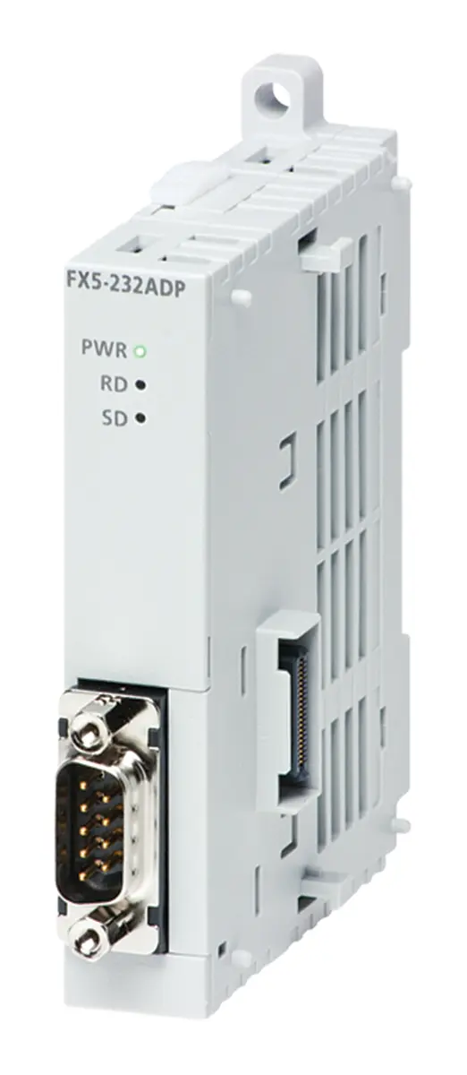 Produktfoto 1 von Mitsubishi Electric FX5 Kommunikationsmodul für CPU-Modul FX5U, CPU-Modul FX5UC 1 x Strom, Spannung Eingang