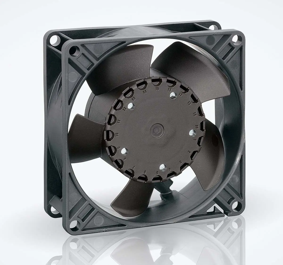 Produktfoto 1 von ebm-papst 3300 N - S-Panther Axiallüfter, Kugel, 12V dc / 2 W 0.12 A, 2650 U/min, 80 m³/h IP20 92 mm 32mm 32 mm