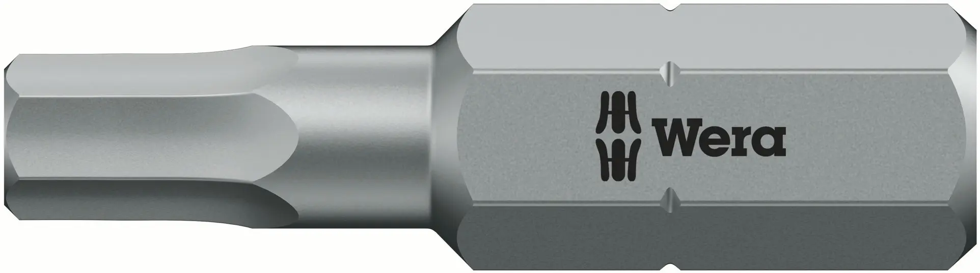 Produktfoto 1 von Wera 0.25 mm 7 mm Hex-Plus Schraubbit, Sechskant Edelstahl, Kunststoff, Verchromt, 1-teilig