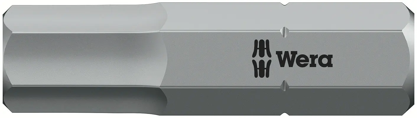 Produktfoto 1 von Wera 0.25 mm 6 mm Hex-Plus Schraubbit, Sechskant, 1-teilig