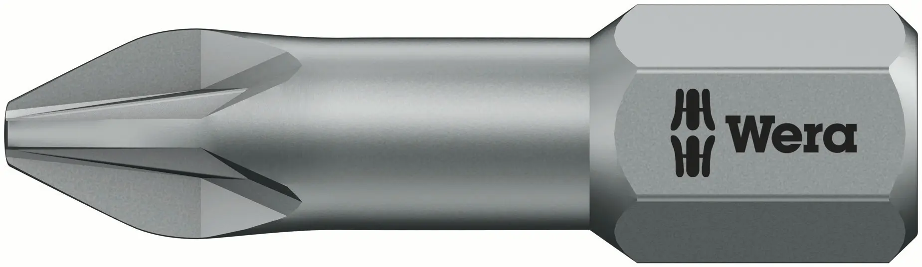 Produktfoto 1 von Wera 6.35 mm PZ3 Schraubbit, Sechskant, 1-teilig, 25 mm