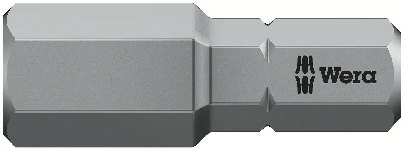 Produktfoto 1 von Wera 0.25 mm 8 mm Hex-Plus Schraubbit, Sechskant, 1-teilig, 25 mm