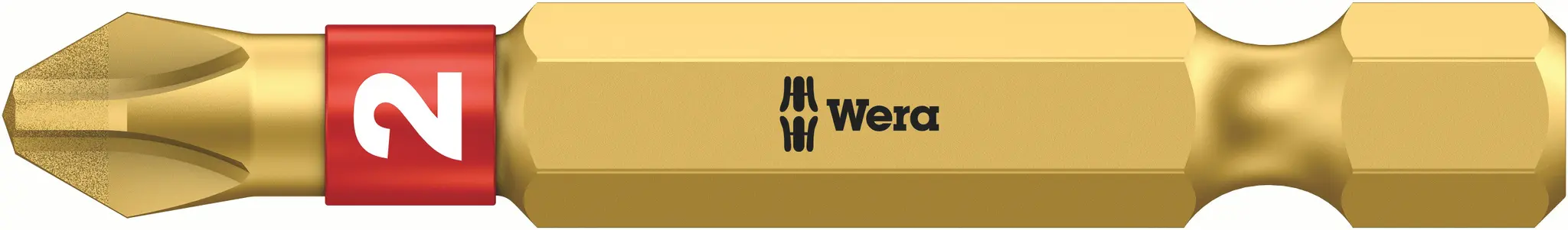 Wera 50 mm PH2 Schraubbit, Sechskant, 1-teilig