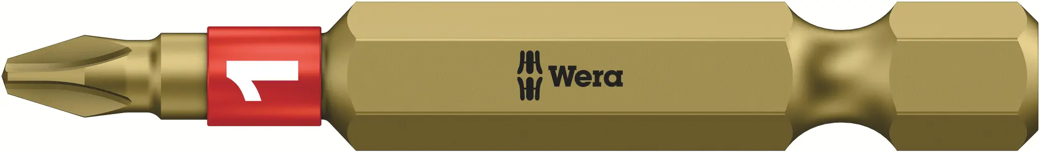 Produktfoto 1 von Wera 1/4"inch PH1 Schraubbit, Vierkant Edelstahl, 1-teilig, 200 mm