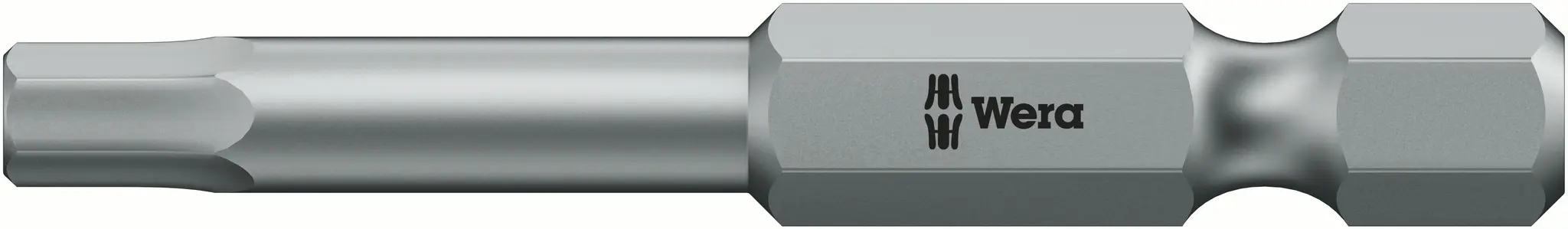 Produktfoto 1 von Wera 1/4 in 1/4 in Sechskant Schraubbit, Sechskant, 1-teilig, 152 mm