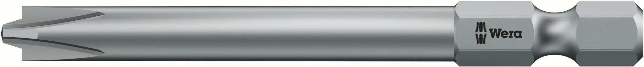 Wera 0.25 mm PH1 Plus/Minus Schraubbit, Sechskant Edelstahl, Verchromt, 1-teilig