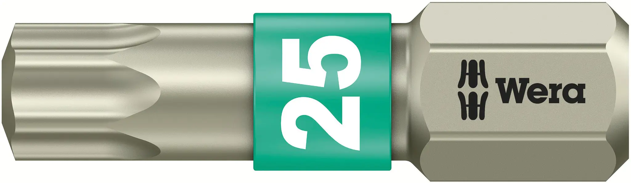 Produktfoto 1 von Wera T25 Schraubbit Edelstahl, 1-teilig, 25 mm