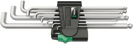 Produktfoto 1 von Wera Sechskantschlüsselsatz 9 L Metrisch Lang 1.5 → 10 mm