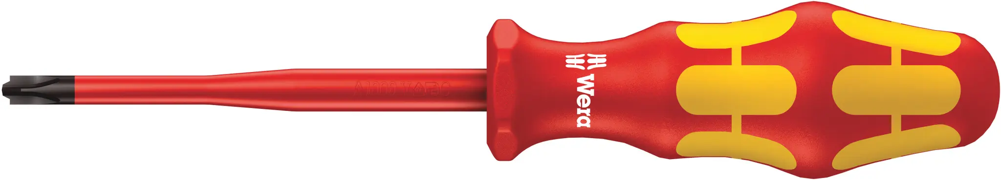Produktfoto 1 von Wera VDE 1000V zugelassen PlusMinus PH1 Isoliert, Edelstahl, Verchromt, 178 mm / Klinge 80 mm