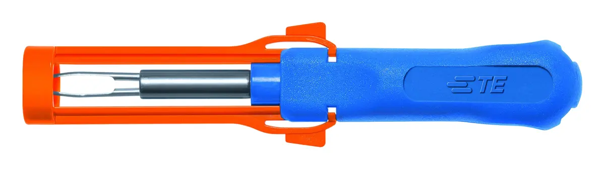 Produktfoto 1 von TE Connectivity 1579018 Ausziehwerkzeug, MCON, Ausziehwerkzeug für Größe  1.2 mm Spitzen L. 40 mm