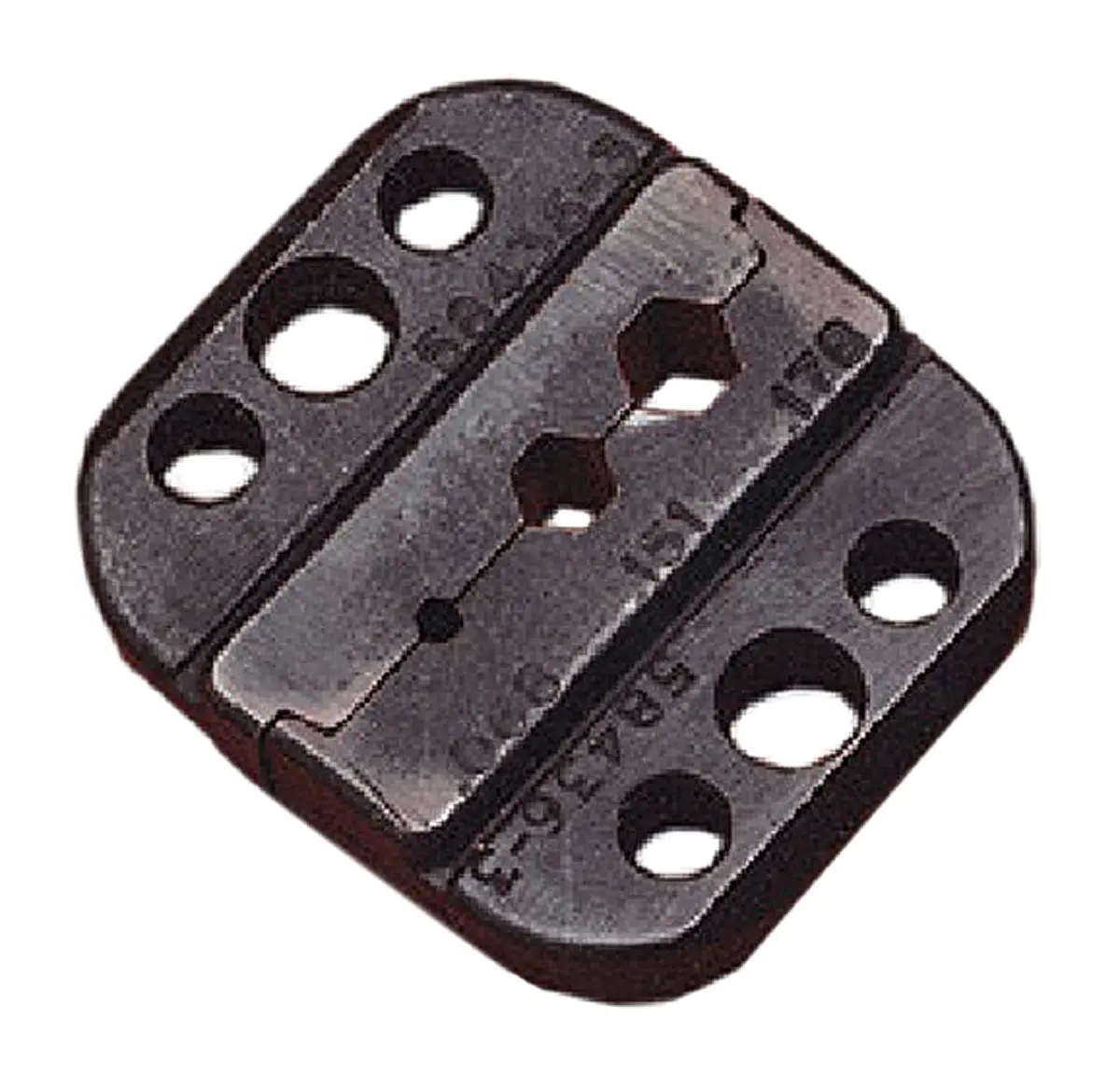 Produktfoto 1 von TE Connectivity 576711 Crimp-Matrizensatz Braun, 1 Ports, Crimpmatrize