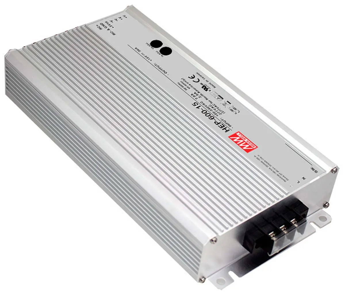 Produktfoto 1 von MEAN WELL HEP-600 Schaltnetzteil 1 48V dc 600 W, Fahrgestell 264V