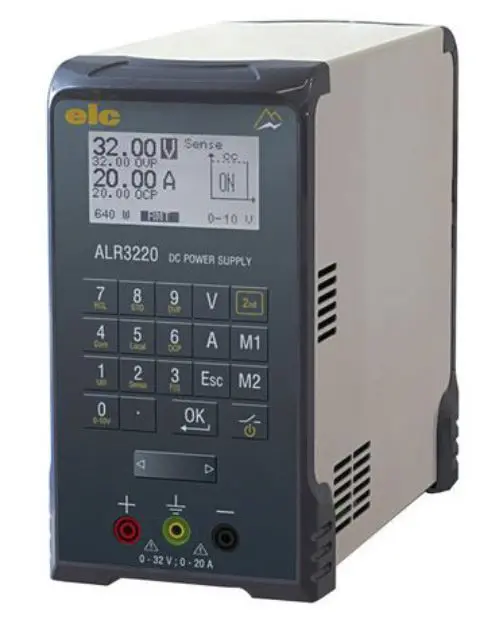 Produktfoto 1 von ELC Digital Labornetzgerät 640W, 0 → 32V / 20A, DKD/DAkkS-kalibriert