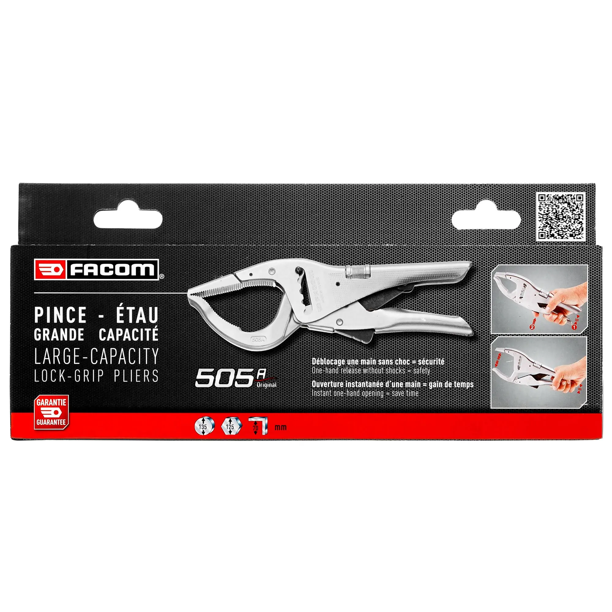 Produktfoto 1 von Facom 505APB Gripzange Lange Spitze 270 mm