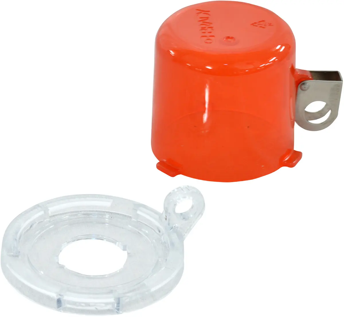 Produktfoto 1 von Brady Polycarbonat Aussperrung Typ Drucktaster- und Drehschalter-Sperren, 1-fach Verriegelung 7 mm, Rot