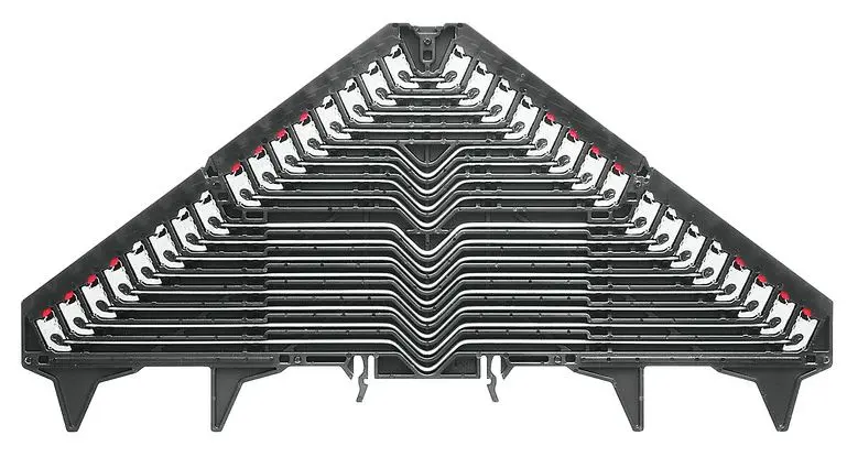 Produktfoto 1 von Weidmüller P Anschlussklemmenblock DIN-Schiene 16 Schwarz, 300 V Einsteck-Anschluss