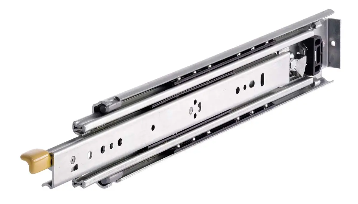 Produktfoto 1 von Accuride Teleskopschiene, Stahl, DZ9308, 272kg max., 19.1 mm breit, 76 mm hoch