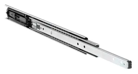Produktfoto 1 von Accuride Teleskopschiene, Stahl, DZ5321, 90kg max., 19.1mm breit, 53 mm hoch