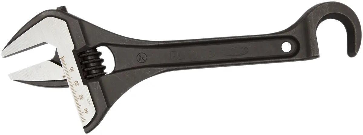 Produktfoto 1 von Bahco Schraubenschlüssel Rollgabelschlüssel Nicht parkend, Metall Griff, Backenweite 46 mm, / Länge 254 mm
