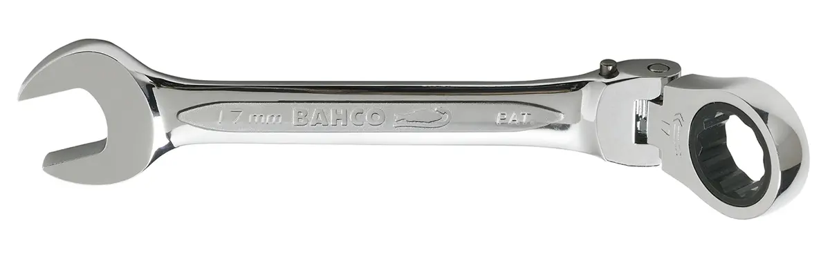 Produktfoto 1 von Bahco Ratschenschlüssel 17 mm Legierungsstahl, Länge 190 mm