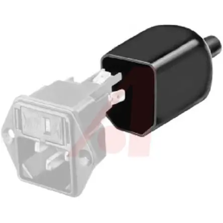 Produktfoto 1 von Schurter Stecker Hintere Abdeckung für Hintere Abdeckung Schwarz