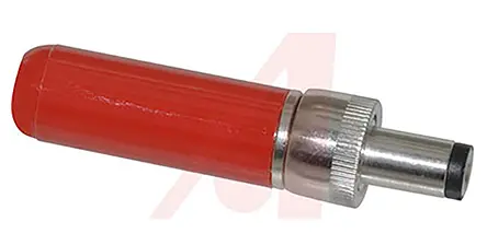 Produktfoto 1 von Switchcraft 765 Gerade Hohlstecker DC-Stecker Zinn 5A, Innen-Ø 2.5 mm / Außen 5.5 mm Außen-ø  x 43.2 mm, Kabel