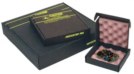Produktfoto 1 von Desco Europe ESD-Box, Leitfähig, H: 64 mm L: 318 mm B: 267mm, Schaum